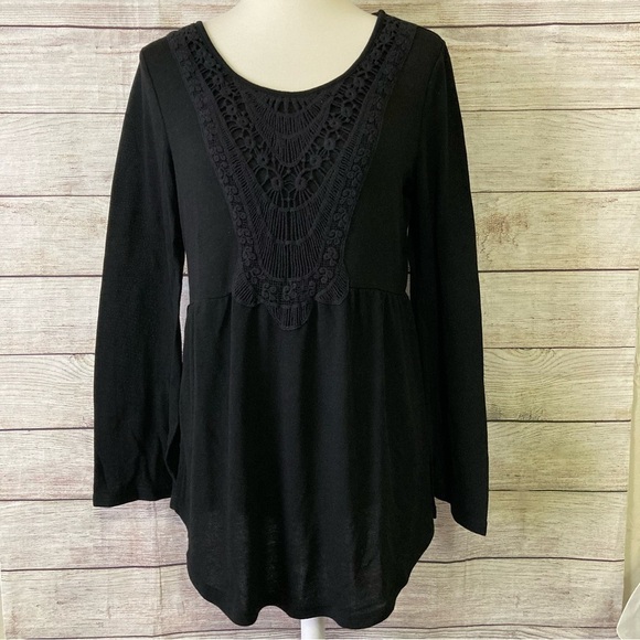 Weekend By Suzanne Betro Embroidered Knit Tunic Top Size Small - Picture 9 of 12